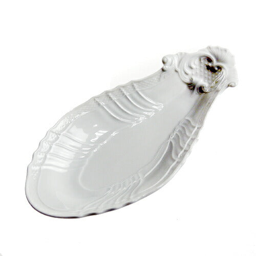 ジノリ1735 ベッキオジノリホワイト ピクルスディッシュ 25cm (旧リチャードジノリ)