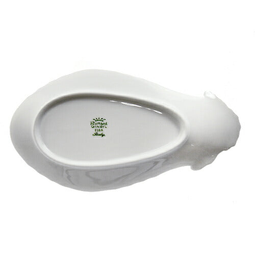 ジノリ1735 ベッキオジノリホワイト ピクルスディッシュ 25cm (旧リチャードジノリ)