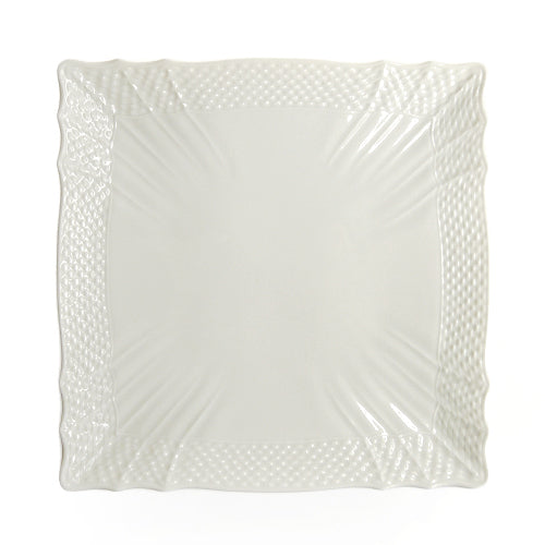 ジノリ 1735 ベッキオジノリホワイト スクエアプレート 22cm (旧リチャードジノリ)