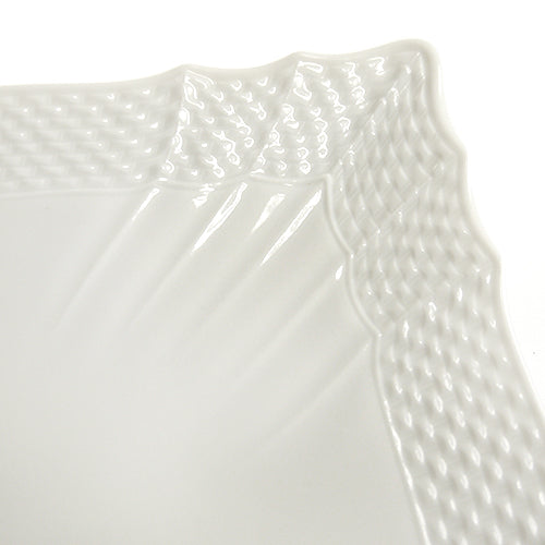 ジノリ 1735 ベッキオジノリホワイト スクエアプレート 22cm (旧リチャードジノリ)