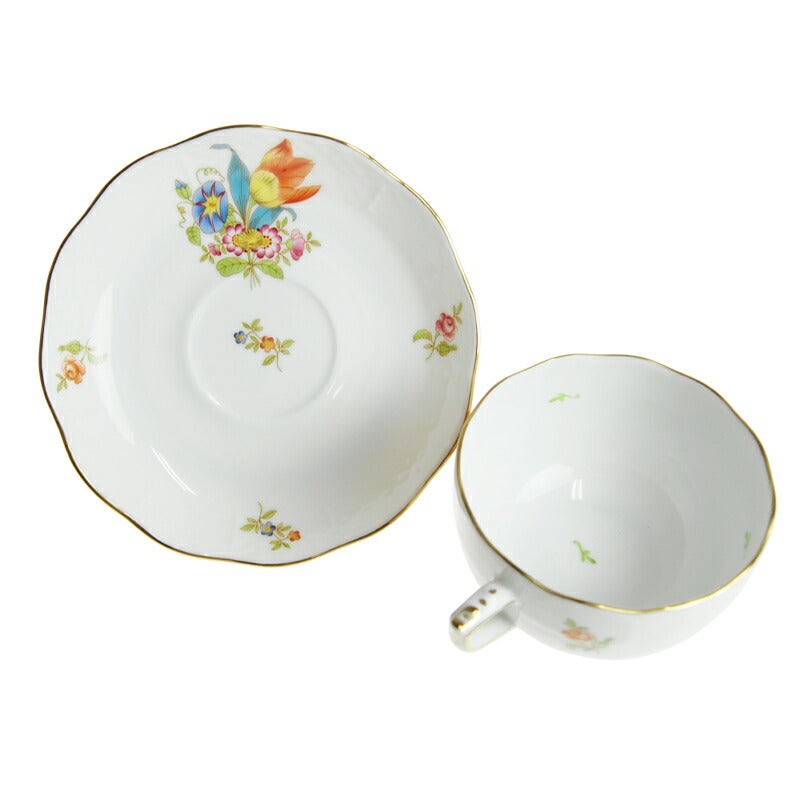 ヘレンド (HEREND) TB ニューチューリップブーケ ティーカップ＆ソーサー 724         