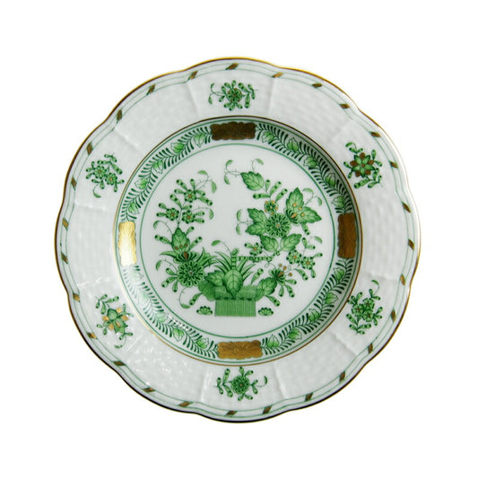 ヘレンド (HEREND) FV インドの華グリーン ミニプレート 12cm 512
