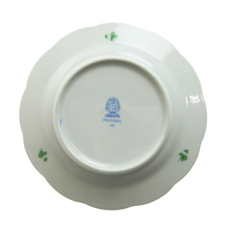 ヘレンド (HEREND) FV インドの華グリーン ミニプレート 12cm 512