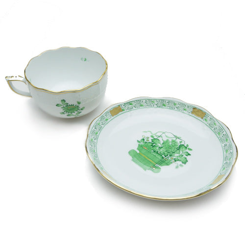 ヘレンド (HEREND) 清の花籠 CN ティーカップ＆ソーサー 724