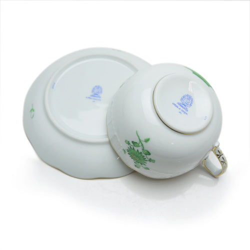 ヘレンド (HEREND) 清の花籠 CN ティーカップ＆ソーサー 724
