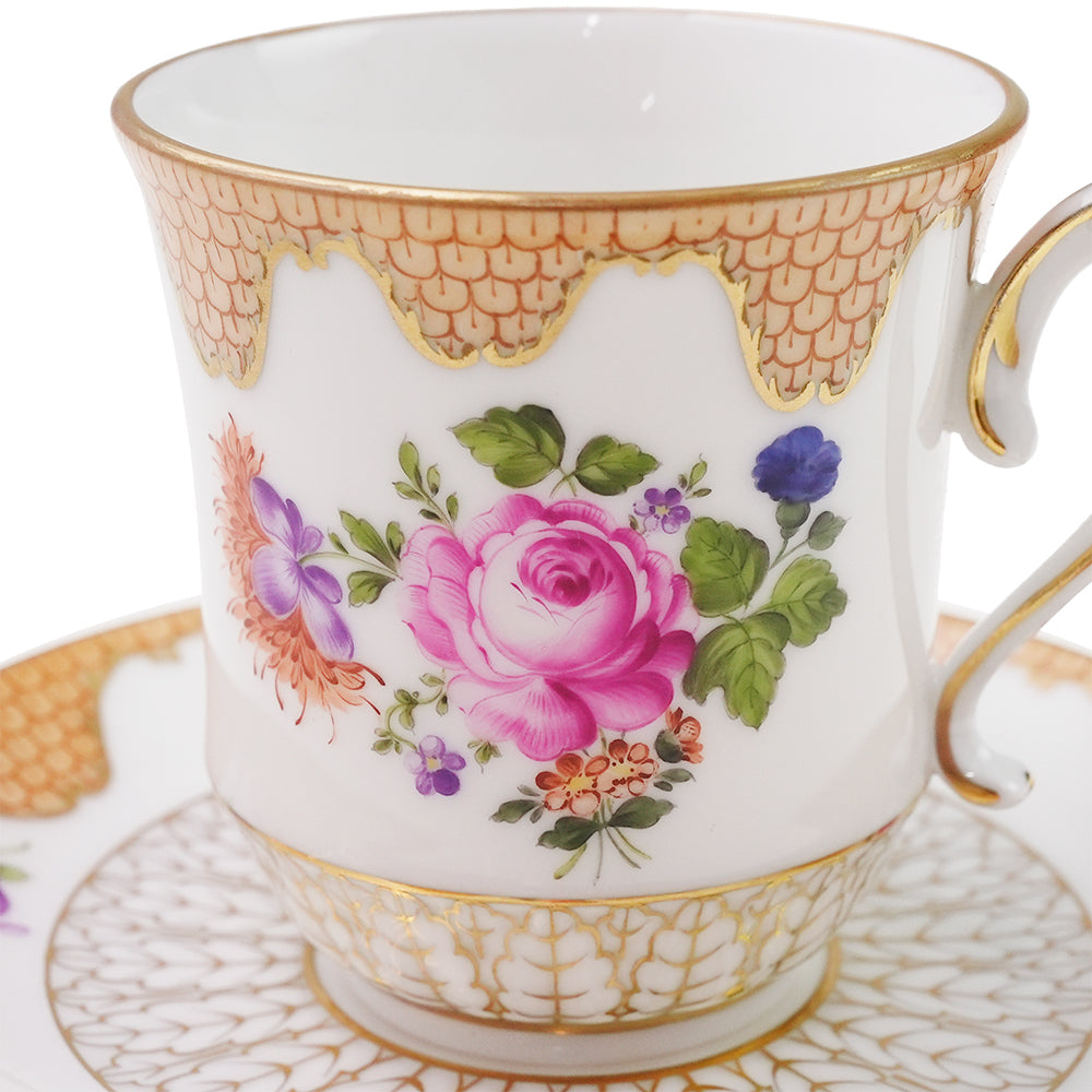 ヘレンド (HEREND) POLLY コーヒーカップ＆ソーサー 04941