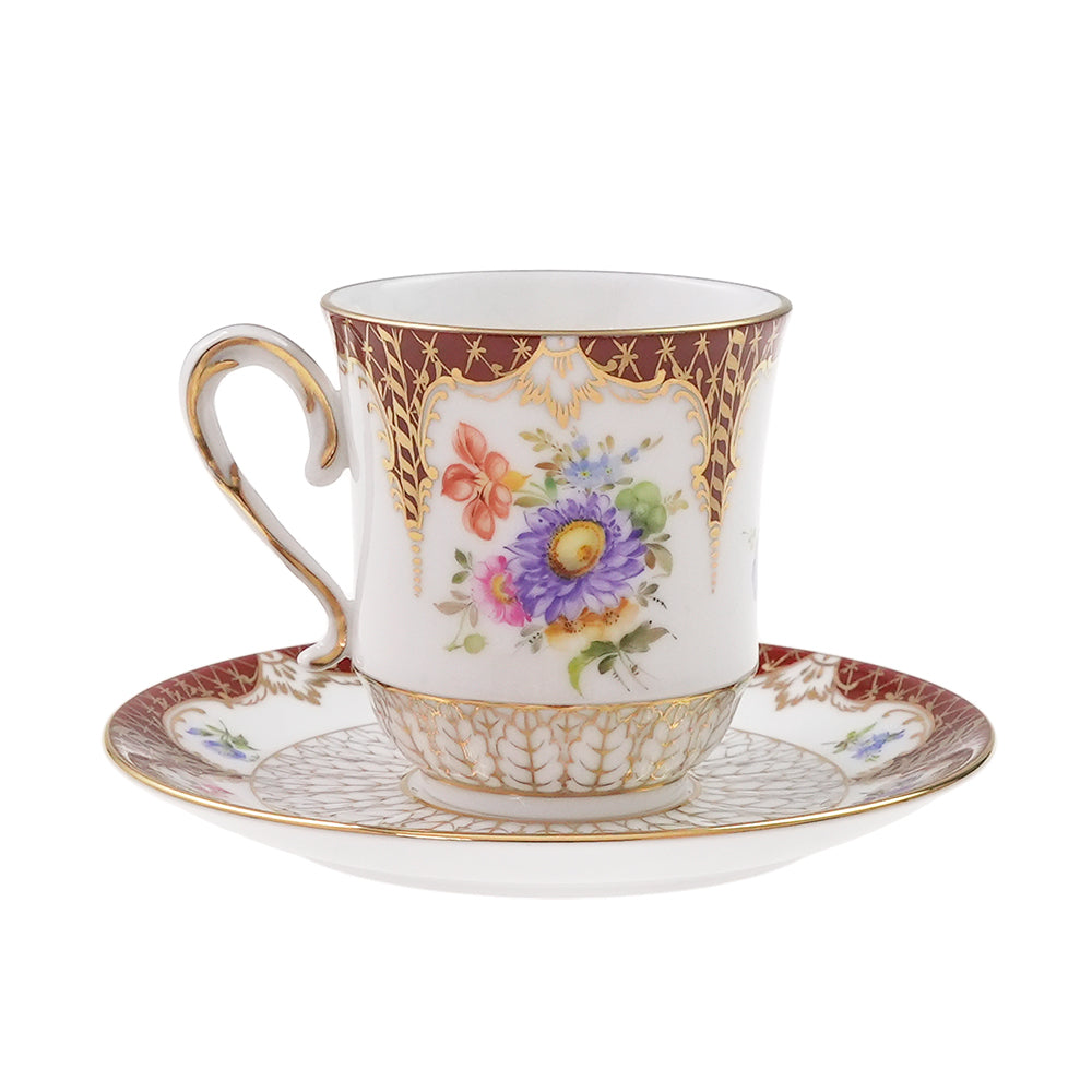 ヘレンド (HEREND) LINDA コーヒーカップ＆ソーサー 04941