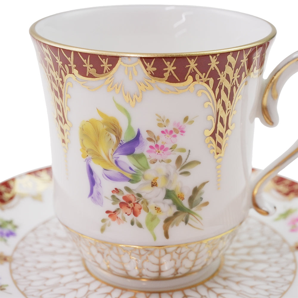 ヘレンド (HEREND) LINDA コーヒーカップ＆ソーサー 04941