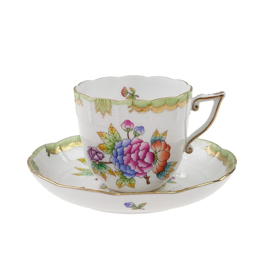 ヘレンド (HEREND) VBO ヴィクトリアブーケ コーヒーカップ＆ソーサー 706