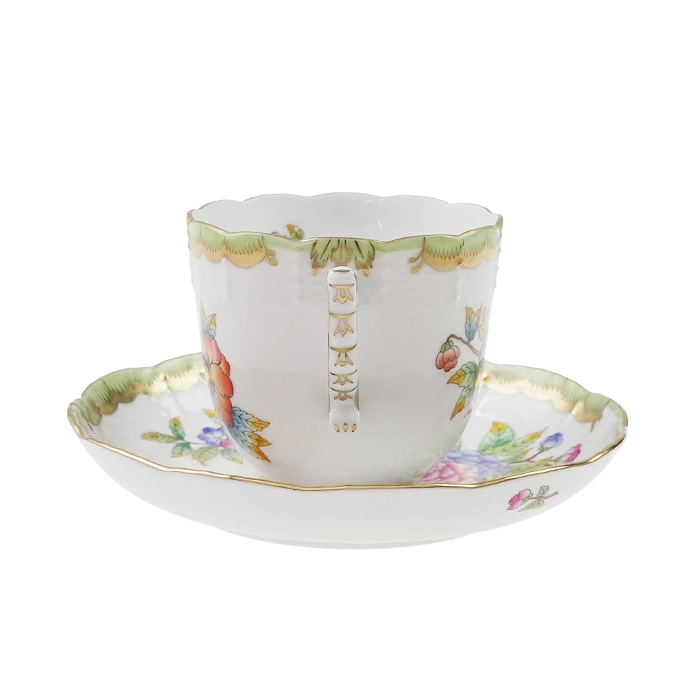 ヘレンド (HEREND) VBO ヴィクトリアブーケ コーヒーカップ＆ソーサー 706