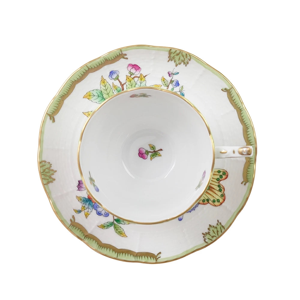 ヘレンド (HEREND) VBO ヴィクトリアブーケ コーヒーカップ＆ソーサー 706