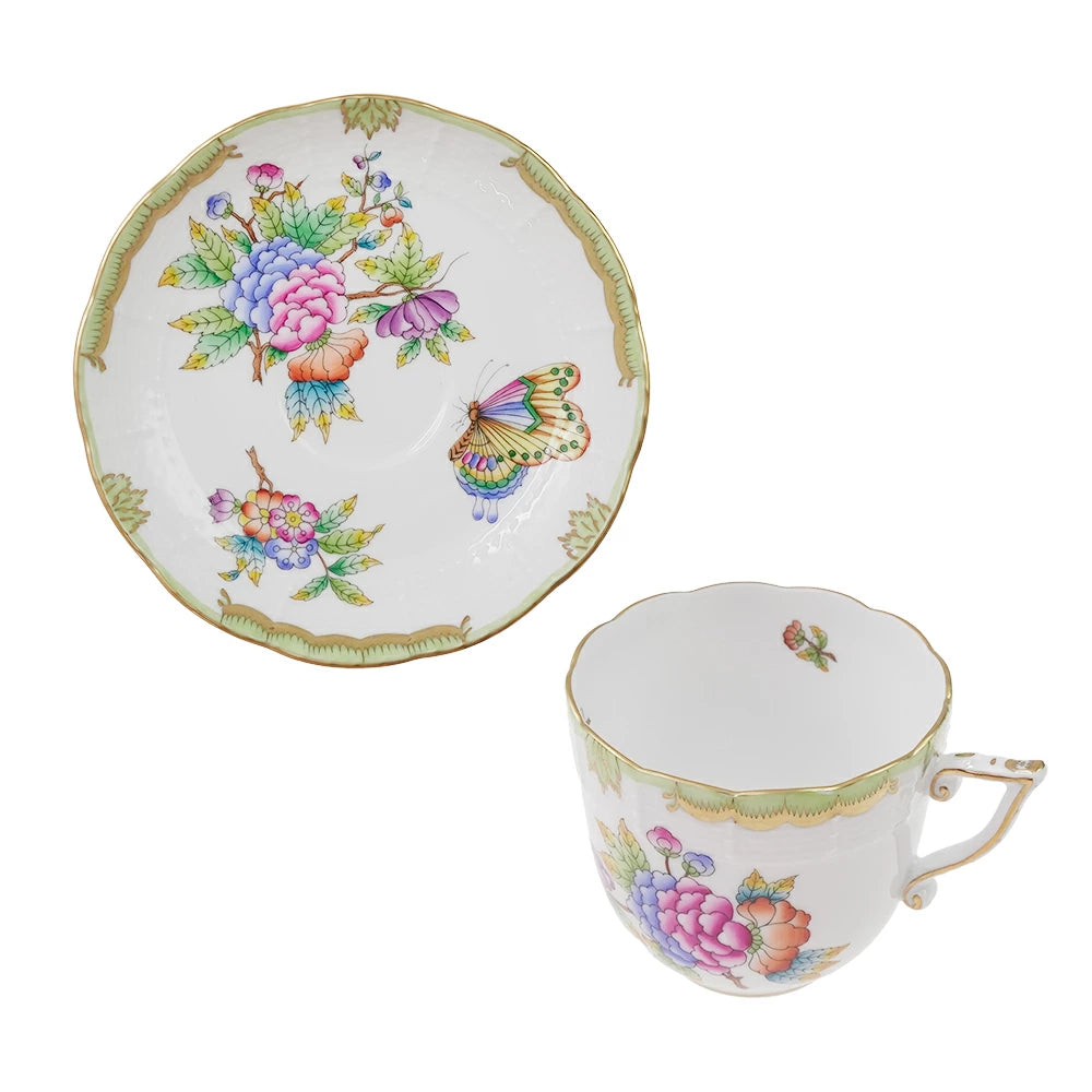 ヘレンド (HEREND) VBO ヴィクトリアブーケ コーヒーカップ＆ソーサー 706