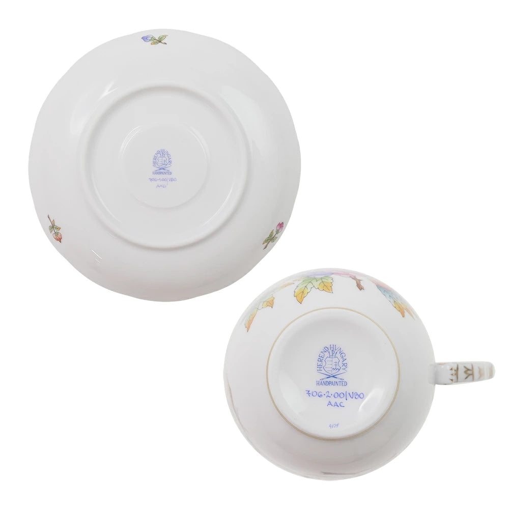 ヘレンド (HEREND) VBO ヴィクトリアブーケ コーヒーカップ＆ソーサー 706