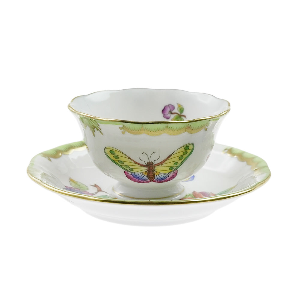 ヘレンド (HEREND) VBO ヴィクトリアブーケ モカ カップ&ソーサー 735