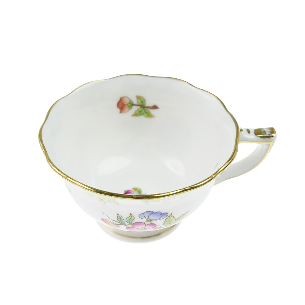 ヘレンド (HEREND) VBO ヴィクトリアブーケ モカ カップ&ソーサー 735