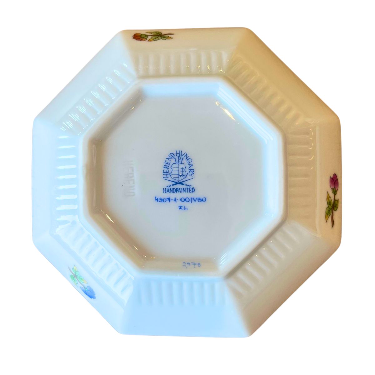 ヘレンド (HEREND) VBO ヴィクトリアブーケ オクタゴナルソーサー 4307