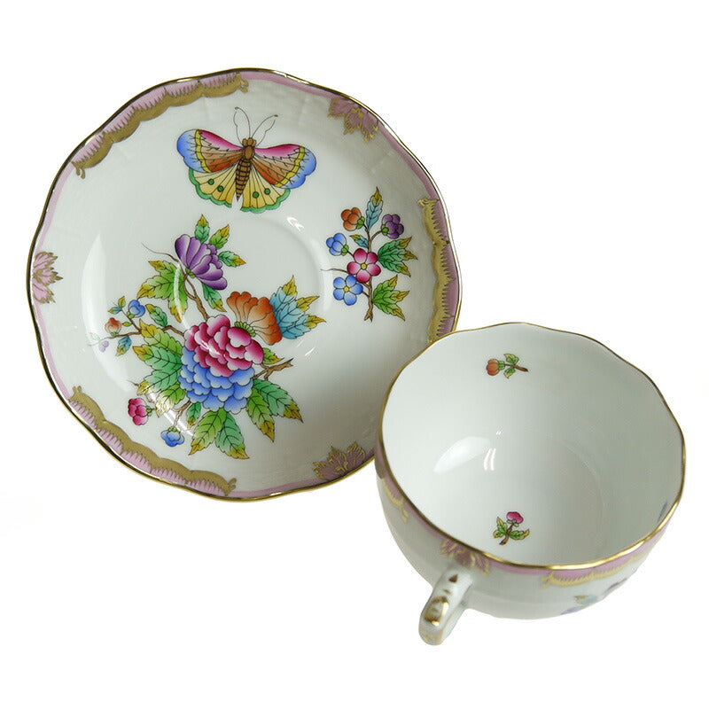 ヘレンド (HEREND) VBO ヴィクトリア ティーカップ＆ソーサー 210ml 724 各色