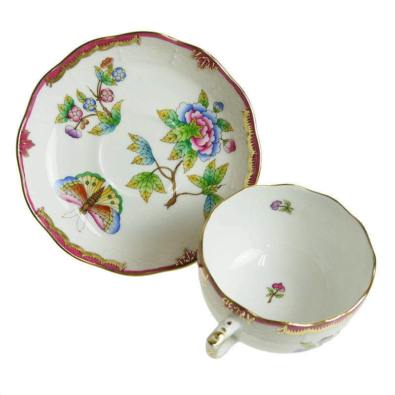 ヘレンド (HEREND) VBO ヴィクトリア ティーカップ＆ソーサー 210ml 724 各色