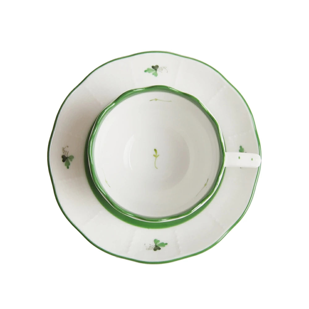 ヘレンド (HEREND) VRH ウィーンのバラ モカコーヒーカップ＆ソーサー 711