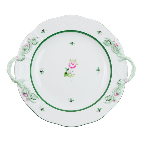 ヘレンド (HEREND) VRH ウィーンのバラ ケーキプレート 丸型 175