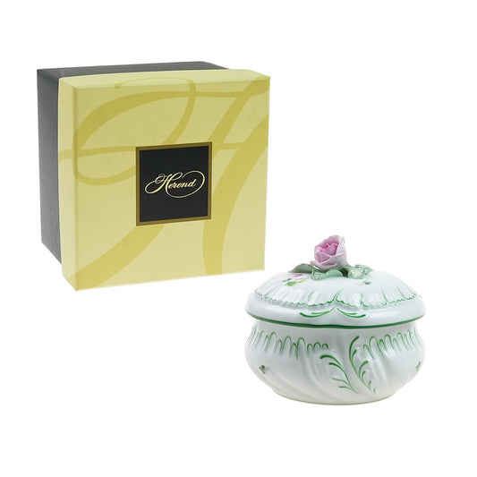 ヘレンド (HEREND) VRHウィーンのバラ ラウンドボックス 12cm 6035