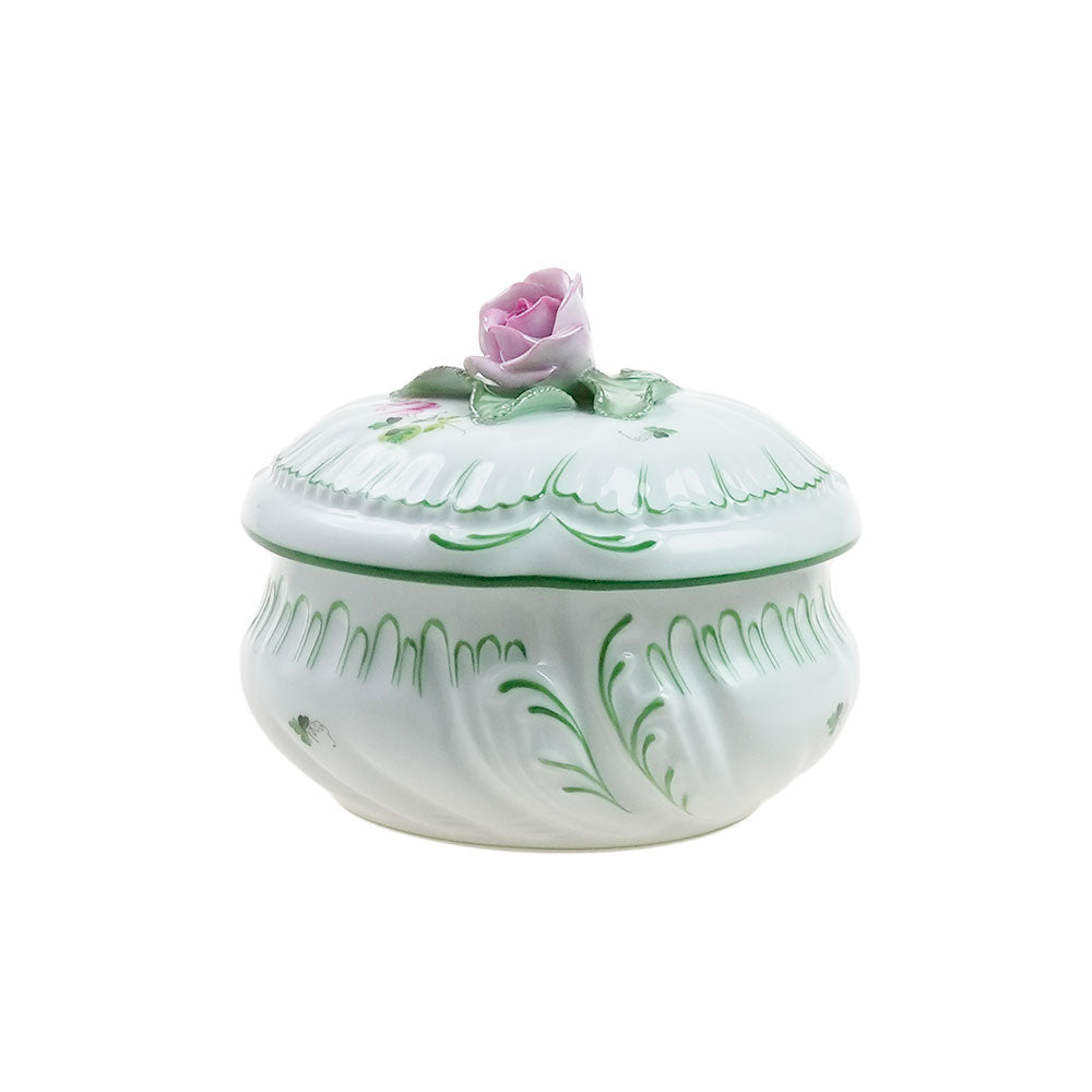 ヘレンド (HEREND) VRHウィーンのバラ ラウンドボックス 12cm 6035