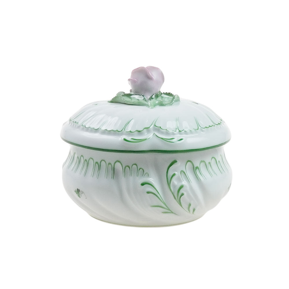 ヘレンド (HEREND) VRHウィーンのバラ ラウンドボックス 12cm 6035