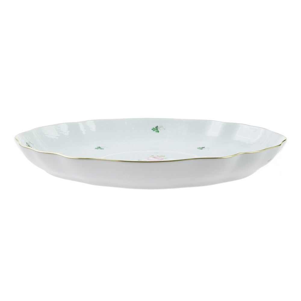 ヘレンド (HEREND) VRHS ウィーンのバラ シンプル オーバル 26cm 1211