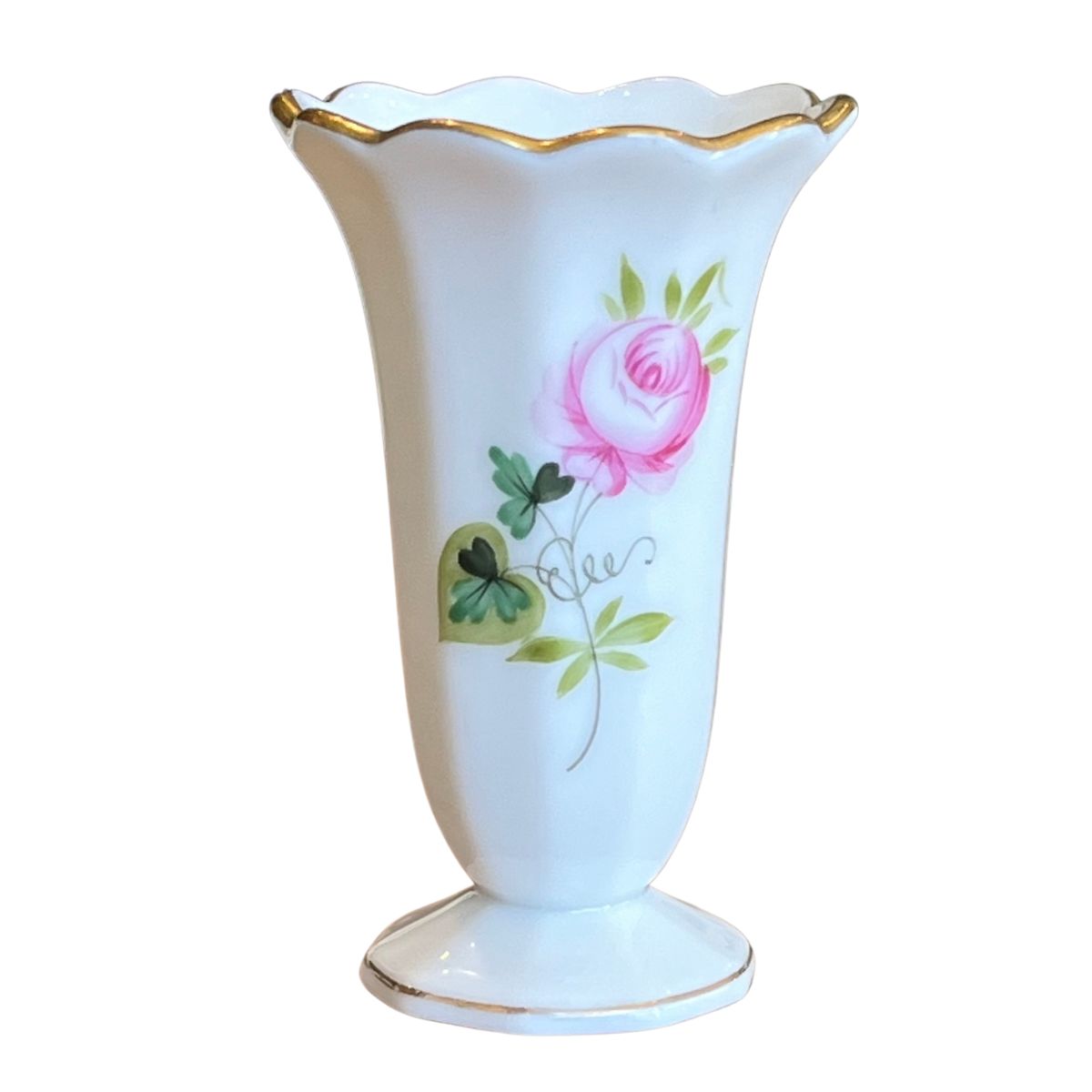 ヘレンド (HEREND) VRHS ウィーンの薔薇シンプル ミニ ベース 07192