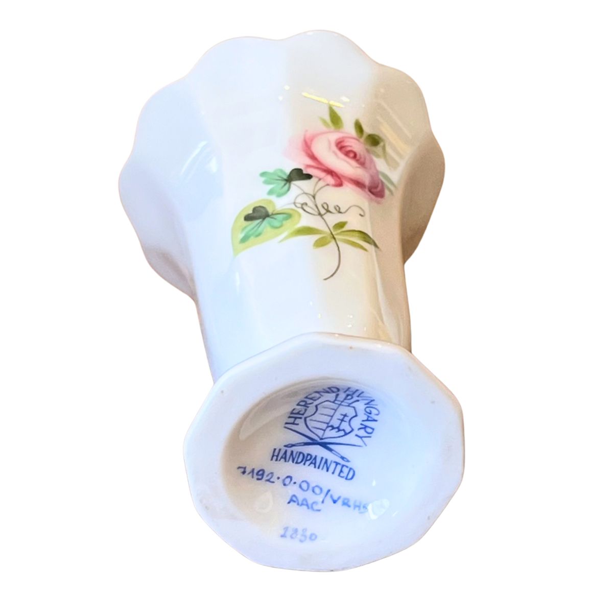 ヘレンド (HEREND) VRHS ウィーンの薔薇シンプル ミニ ベース 07192