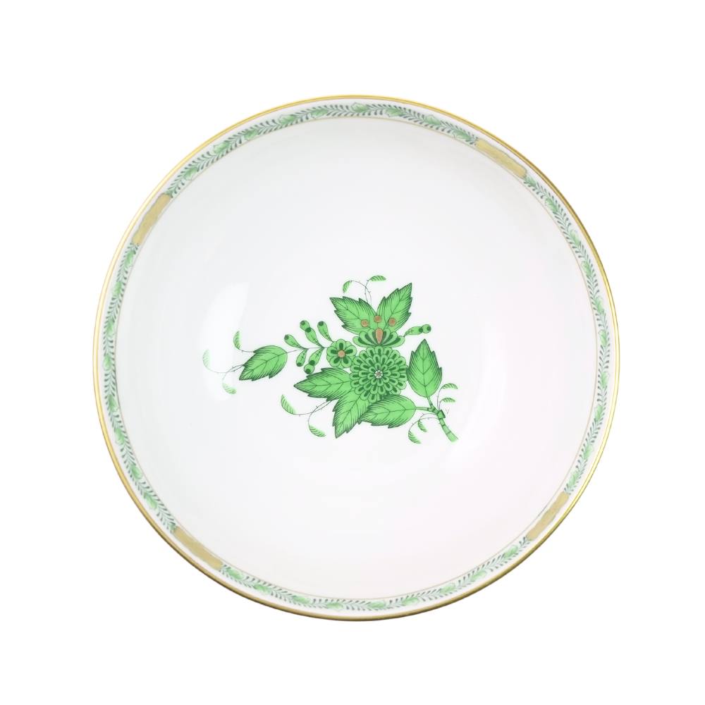 ヘレンド (HEREND) AV アポニーグリーン ラージボウル 01369