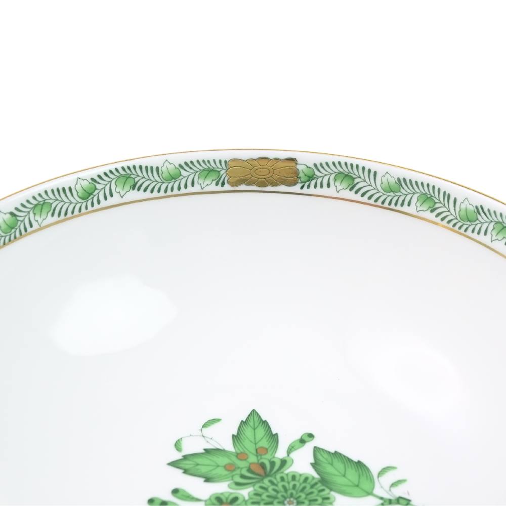 ヘレンド (HEREND) AV アポニーグリーン ラージボウル 01369