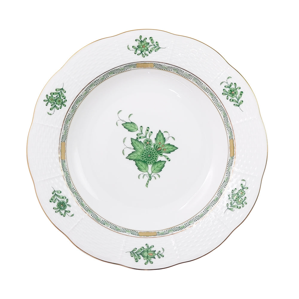 ヘレンド (HEREND) AV アポニーグリーン スーププレート 25cm 503