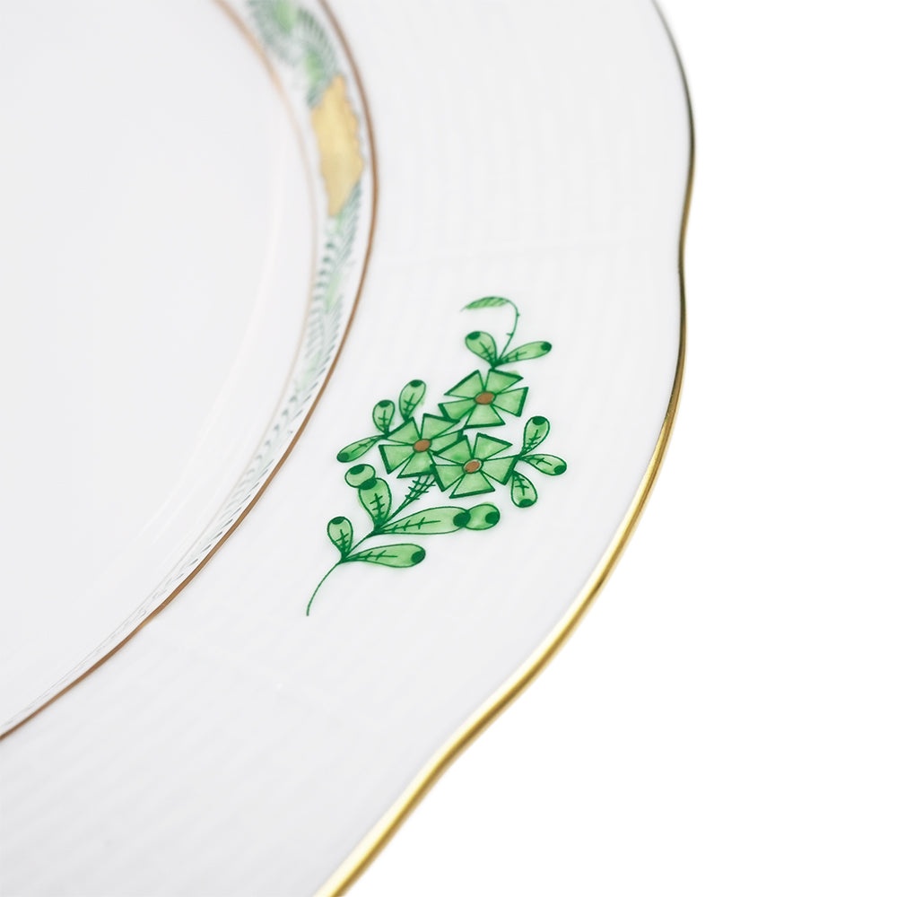 ヘレンド (HEREND) AV アポニーグリーン スーププレート 25cm 503