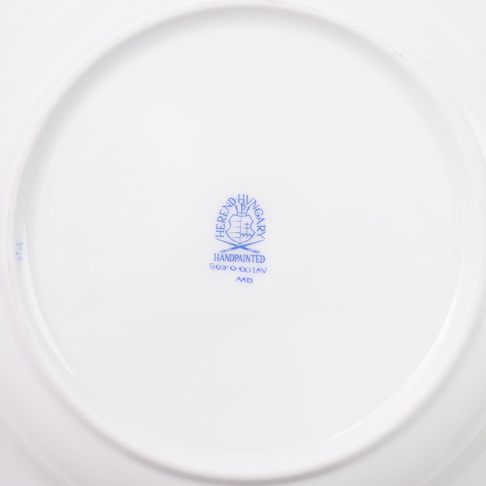 ヘレンド (HEREND) AV アポニーグリーン スーププレート 25cm 503