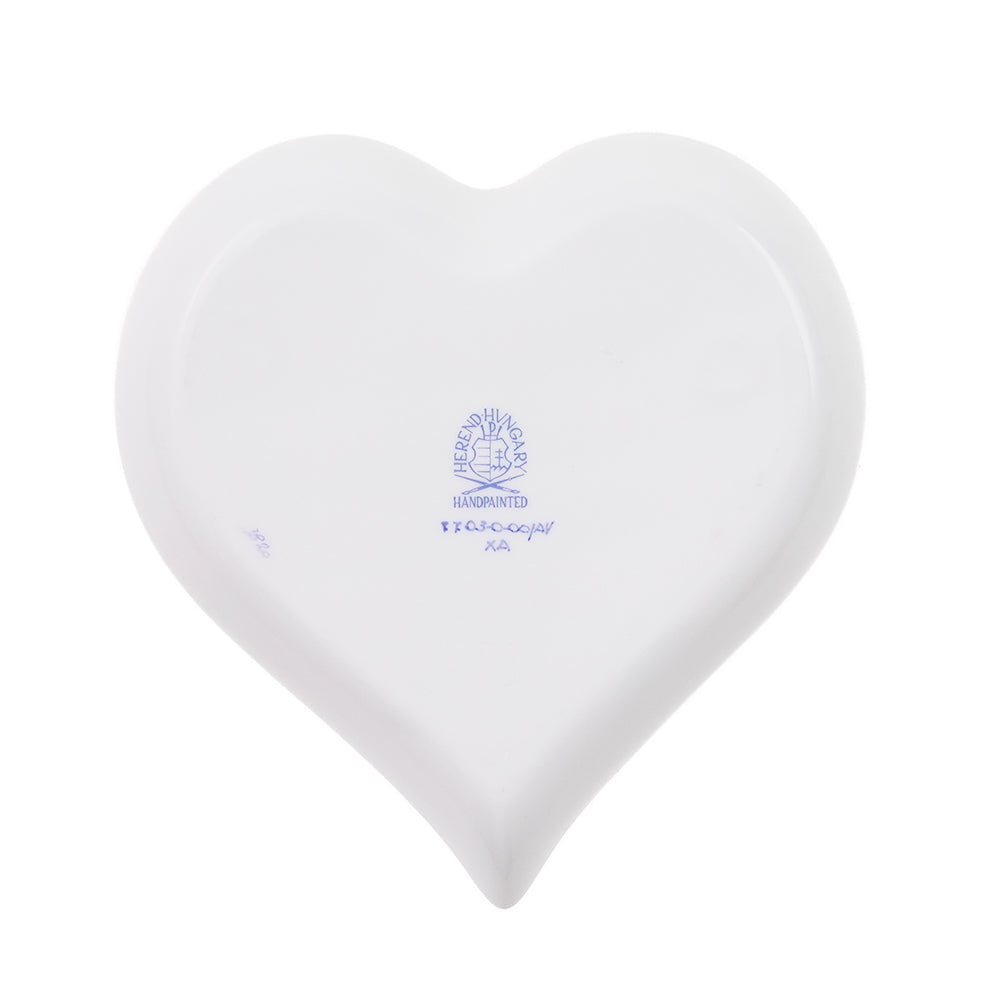 ヘレンド (HEREND) AV アポニーグリーン ハート型小皿 7703