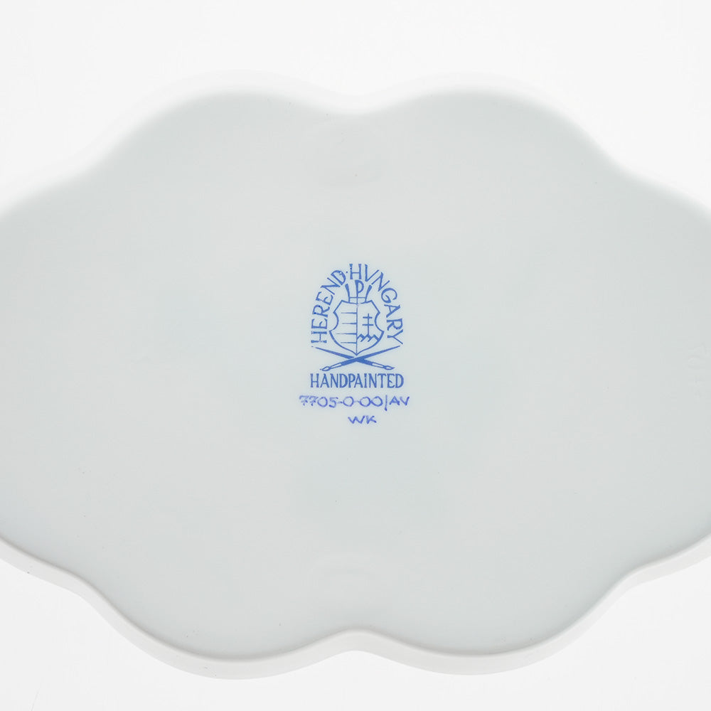 ヘレンド (HEREND) AV アポニーグリーン ウエーブディッシュ 7705