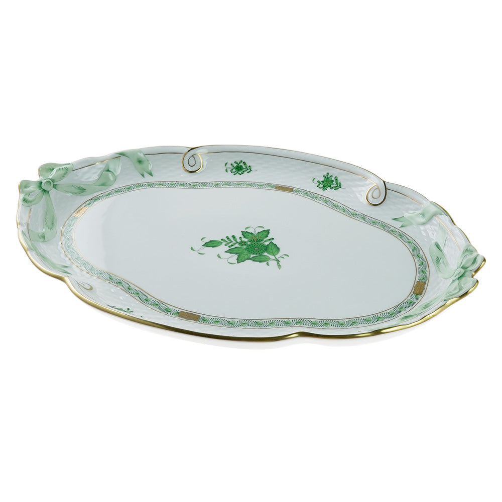 ヘレンド (HEREND) AV アポニーグリーン トレー モカ 400