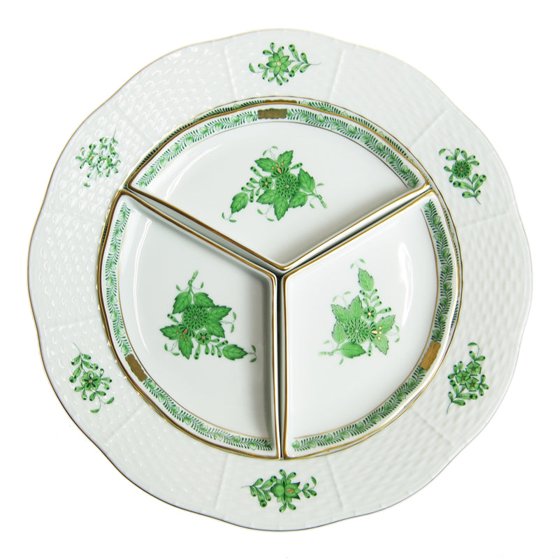 ヘレンド (HEREND) AV アポニーグリーン オードブルセット 441