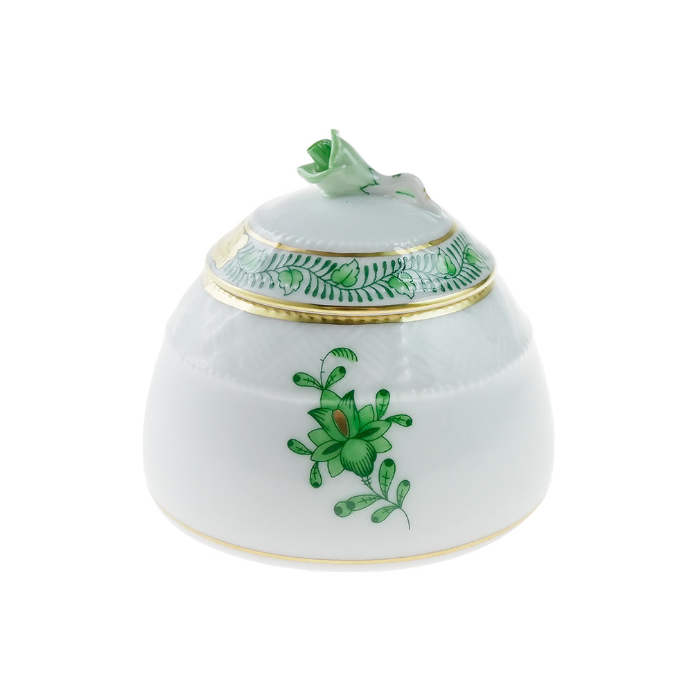 ヘレンド (HEREND) AV アポニーグリーン マスタードポット 243-7-09