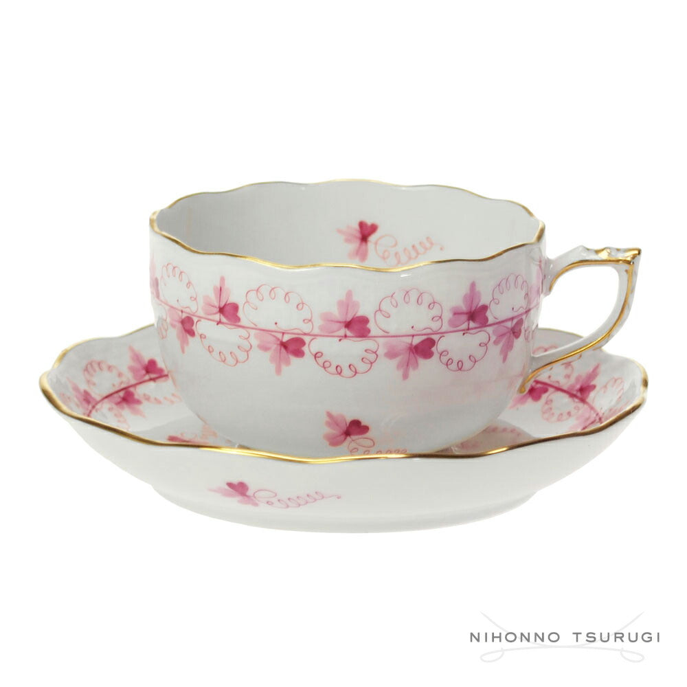 ヘレンド (HEREND) パセリ ティーカップ&ソーサー 724