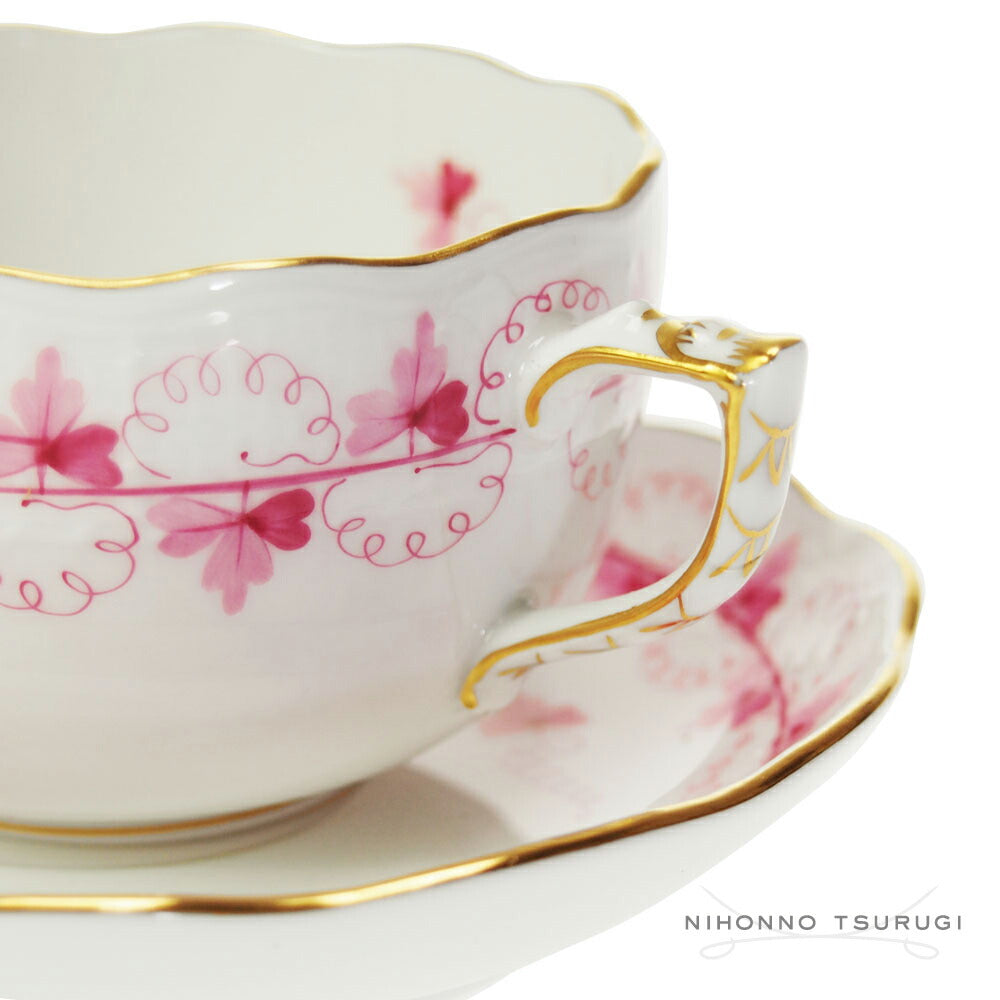 ヘレンド (HEREND) パセリ ティーカップ&ソーサー 724