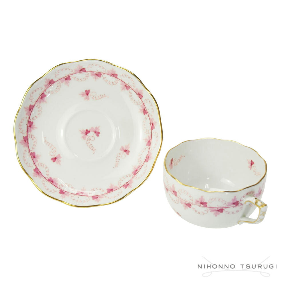 ヘレンド (HEREND) パセリ ティーカップ&ソーサー 724