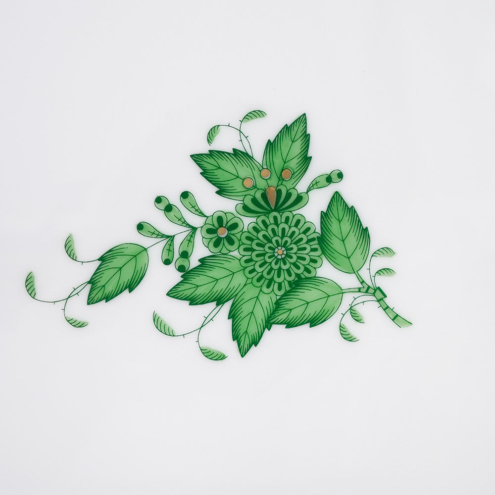 ヘレンド (HEREND) AV アポニーグリーン トレー オープンワーク 31cm 7493