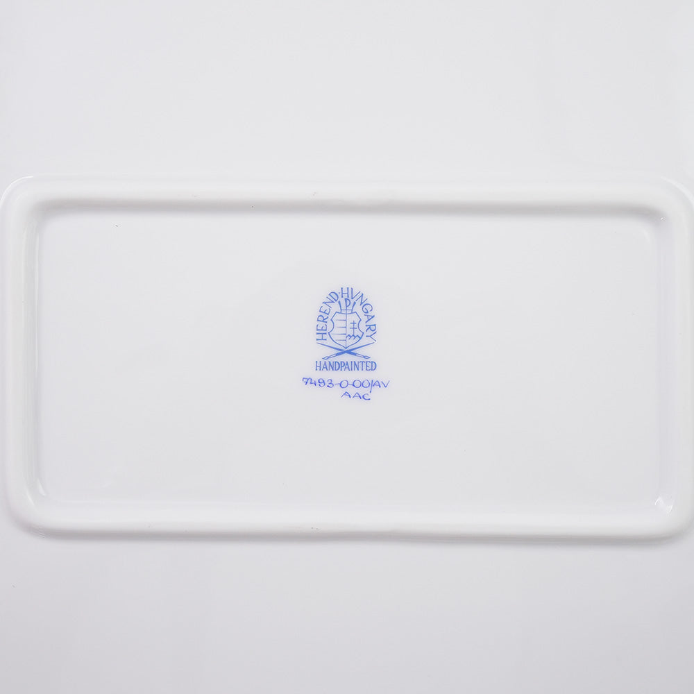 ヘレンド (HEREND) AV アポニーグリーン トレー オープンワーク 31cm 7493