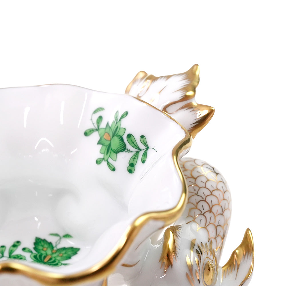 ヘレンド (HEREND) AV アポニーグリーン 灰皿 7729