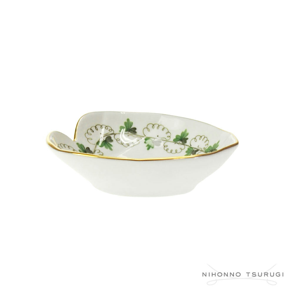ヘレンド (HEREND) PE パセリ リーフディッシュ 7702