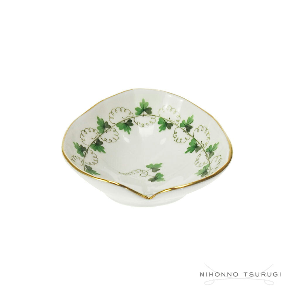 ヘレンド (HEREND) PE パセリ リーフディッシュ 7702