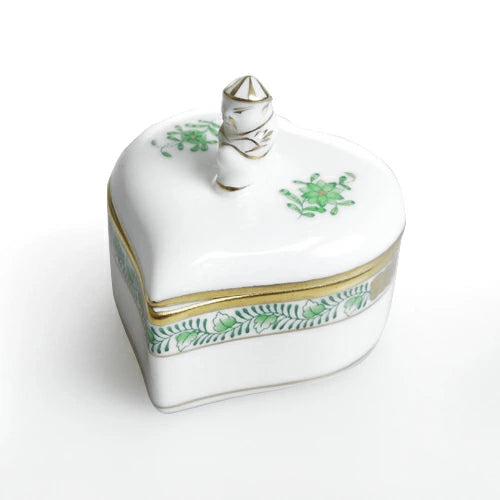 ヘレンド (HEREND) ＡＶ アポニー・グリーン ボンボン入れ マンダリン 6111-21