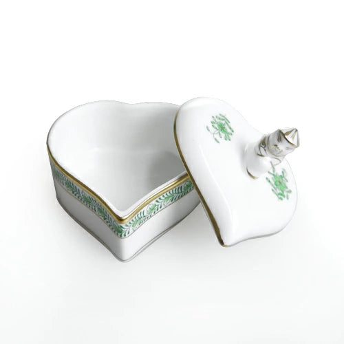 ヘレンド (HEREND) ＡＶ アポニー・グリーン ボンボン入れ マンダリン 6111-21